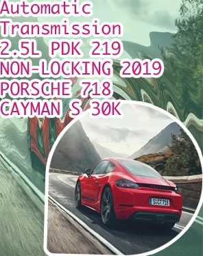 Porsche 718 cayman 2019